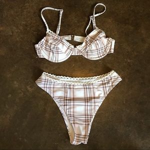 Plaid bikini